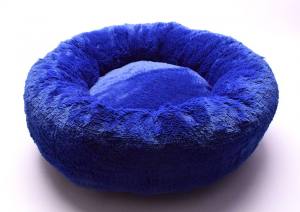 Hundebett DOGSZONE DONUT BLAU kuschelig