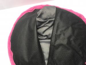 Hundebett DOGSZONE DONUT PINK  kuschelig HANDMADE
