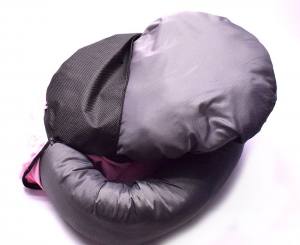 Hundebett DOGSZONE DONUT PINK  kuschelig HANDMADE