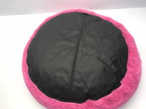 Hundebett DOGSZONE DONUT PINK  kuschelig HANDMADE