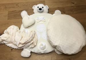 Hundebett TEDDY inkl.Decke,Kissen,Schnüffelteppich,Herz