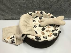 Hundebett,Kuschelnest DREAMLAND BROWN