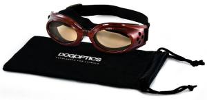 Hundebrille SUNGLASSES IBIZA ROTBRAUN S