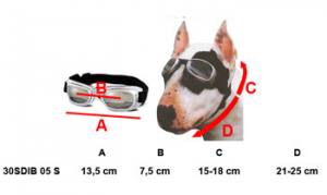Hundebrille SUNGLASSES IBIZA GOLD S
