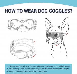 Hundebrille*LITTLE DOG*Red Gr.XS Mini Hunde
