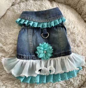 Hundejacke Jeansjacke Weste AMANDA