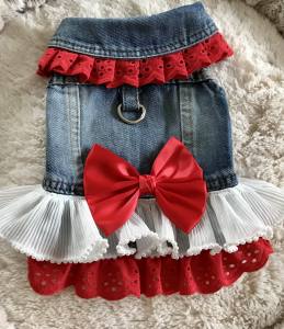 Hundejacke Jeansjacke Weste EVA