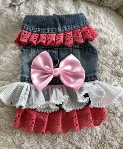 Hundejacke Jeansjacke Weste LILU