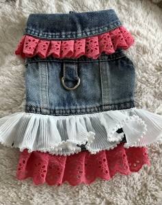 Hundejacke Jeansjacke Weste LILU