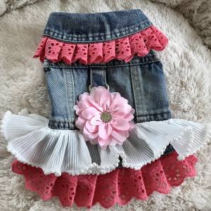 Hundejacke Jeansjacke Weste LILU