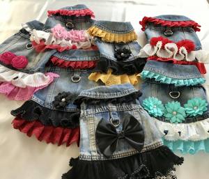 Hundejacke Jeansjacke Weste EVA