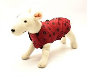 Hundejacke - Regenjacke TATZE ROT