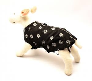 Hundejacke - Regenjacke TATZE SCHWARZ