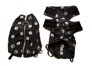 Hundejacke - Regenjacke TATZE SCHWARZ