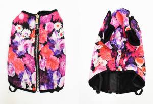 SOFTSHELL FLOWER Hundejacke -Winterjacke-Übergangsjacke