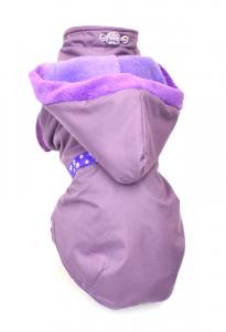 Hundejacke,Winterjacke mit Schal NESNA PURPLE