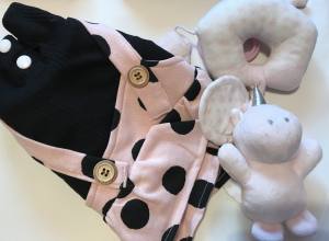 Hundekleid Winterrock BLACK DOTS