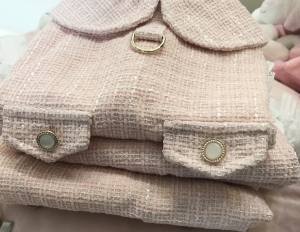 Hundekleid,Mantel Rosa Traum mit D-Ring