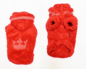 Hundepulli BIG CROWN RED
