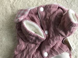Hundepullover Sehr Dick und warm  für Hunde KARO ROSA