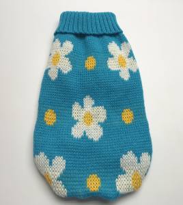 Hundepullover ,Strickpullover für Hunde FLOWER POWER