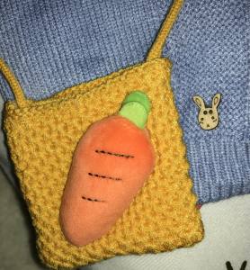 Hundepullover mit Knöpfen für Hunde HASE BLAU