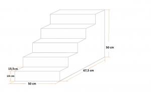 Hundetreppe DogsZone Gr.S/5-50 cm hoch VICTORIA