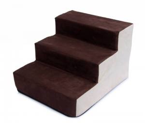 Hundetreppe DogsZone VICTORIA 2 in Wildlederoptik Gr.S/3