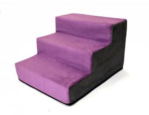 Hundetreppe DogsZone VICTORIA 2 in Wildlederoptik Gr.S/3