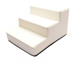 Hundetreppe KUNSTLEDER HERZ Gr.S/3-30 cm hoch