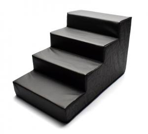 Hundetreppe KUNSTLEDER HERZ Gr.M/4-56 cm Hoch BOXSPRINGBETT
