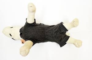 Katzen und Hunde OP Body  Schutzhose GRAU NEW