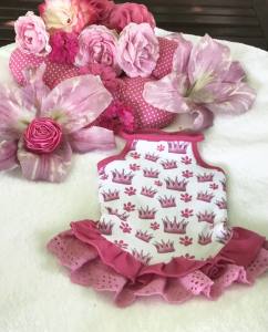 Kleidchen Shirt DOG CROWN für Hunde