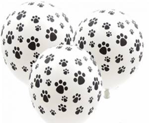 Luftballon PAW WHITE