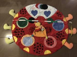 „MARIENKÄFER „Schnüffelteppich ,Spielteppich für Hunde,Katzen,Welpen