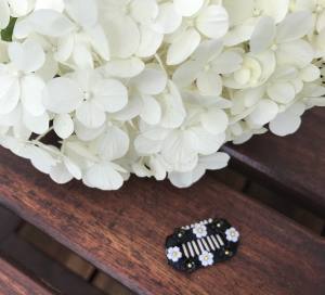 Hunde MINI FLOWERS Spange Klipp ,Kamm Clip Spange Metall Haarspange