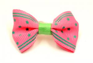 Hunde Mini Spange LITTLE DOG STAR PINK