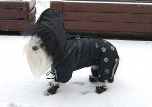 *NORDSKAR *Hunde Winteranzug mit Geschirr kurze Beine für Hunde RESTPOSTEN