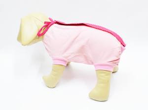 OP Body Hunde Body EXTRA für Weibchen ROSA