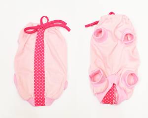 OP Body Hunde Body EXTRA für Weibchen ROSA
