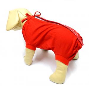 OP Body Hunde Body EXTRA für Weibchen RED