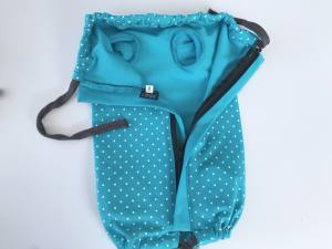 OP Body Hunde Body Rüde/Weibchen DOTS SKYBLUE