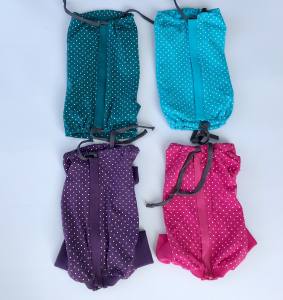 OP Body Hunde Body Weibchen DOTS PURPLE