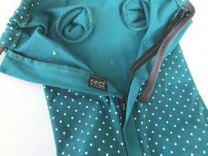 OP Body Hunde Body/Weibchen DOTS PETROL