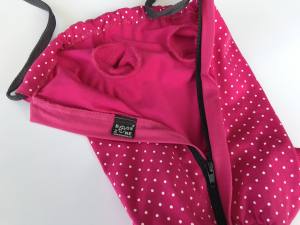 OP Body Hunde Body/Weibchen DOTS PINK