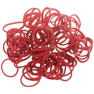 Paw Marks Latex Wrapping Bands 16mm 100 Stück ROT