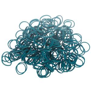 Paw Marks  TÜRKIS GRÜN Latex Wrapping Bands 16mm 100 Stück
