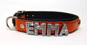 Personalisierte Hundehalsband*GLAMOUR*BIG DOG Gr.7