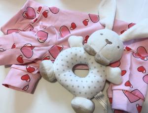 Pyjama Hausanzug OP BODY Rosa Herzen