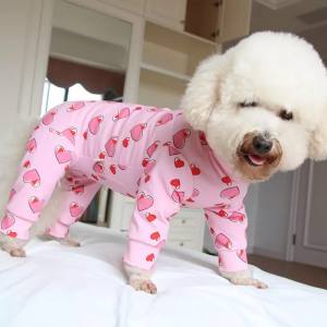 Pyjama Hausanzug OP BODY Rosa Herzen